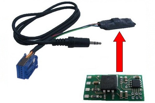 Aux adapter mp3 12pin - adapter,